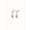 On My Own Sterling Silver Plated Earrings - PEN0928GRSMTL0U-UNO de 50-Renee Taylor Gallery