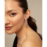 Groovy Sterling Silver Plated Earrings - PEN0931MTL0000U-UNO de 50-Renee Taylor Gallery