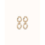 Groovy 18K Gold Plated Earrings - PEN0931ORO0000U-UNO de 50-Renee Taylor Gallery