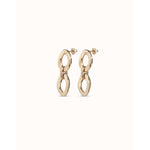 Groovy 18K Gold Plated Earrings - PEN0931ORO0000U-UNO de 50-Renee Taylor Gallery