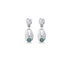 To You Sterling Silver Plated Earrings - PEN0938VRDMTL0U-UNO de 50-Renee Taylor Gallery