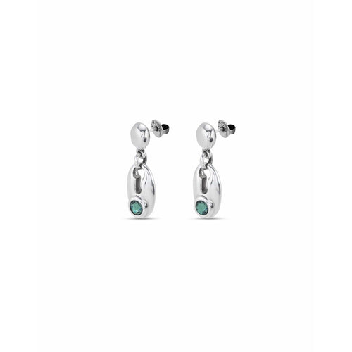 To You Sterling Silver Plated Earrings - PEN0938VRDMTL0U-UNO de 50-Renee Taylor Gallery