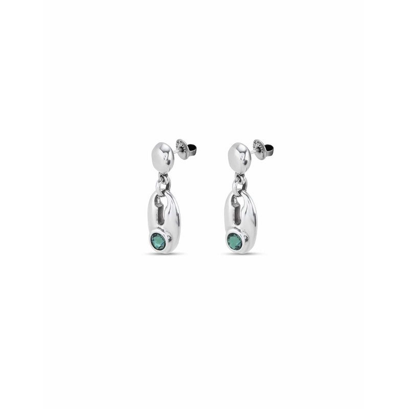 To You Sterling Silver Plated Earrings - PEN0938VRDMTL0U-UNO de 50-Renee Taylor Gallery