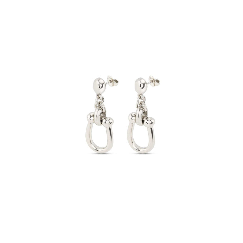 Serotonin Sterling Silver Plated Earrings - PEN0944MTL0000U-UNO de 50-Renee Taylor Gallery
