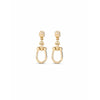 Serotonin 18K Gold Plated Earrings - PEN0944ORO0000U-UNO de 50-Renee Taylor Gallery