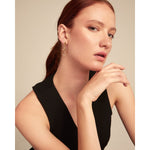 Serotonin 18K Gold Plated Earrings - PEN0944ORO0000U-UNO de 50-Renee Taylor Gallery