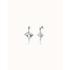 Ser Majestuosa Silver Manta Ray-Shaped Drop Earrings - PEN0956MTL0000U-UNO de 50-Renee Taylor Gallery