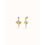 Ser Majestuosa Gold Manta Ray-Shaped Drop Earrings - PEN0956ORO0000U-UNO de 50-Renee Taylor Gallery