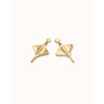 Ser Majestuosa Gold Manta Ray-Shaped Drop Earrings - PEN0956ORO0000U-UNO de 50-Renee Taylor Gallery