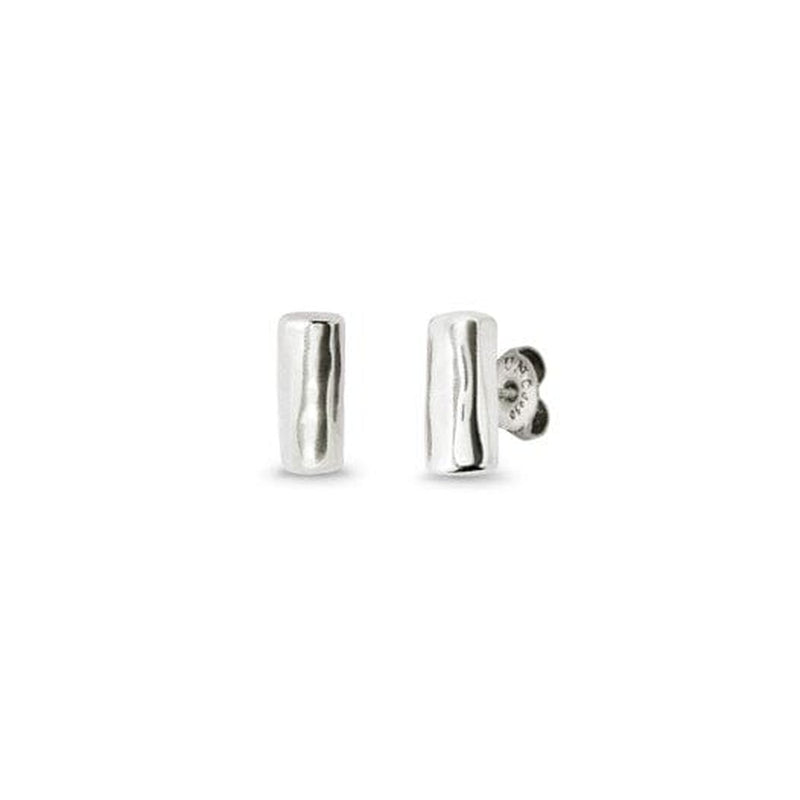 Ser Natural Sterling Silver Plated Earrings - PEN0958MTL0000U-UNO de 50-Renee Taylor Gallery