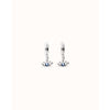 Ser Intuitiva Silver Eye-Shaped Drop Earrings with Blue Crystal - PEN1005AZUMTL0U-UNO de 50-Renee Taylor Gallery