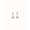Ser Intuitiva Silver Eye Drop Earrings with Green Crystal - PEN1005VRDMTL0U-UNO de 50-Renee Taylor Gallery