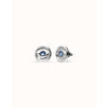 Ser Intuitiva Stud Earrings with Blue Crystal - PEN1007AZUMTL0U-UNO de 50-Renee Taylor Gallery