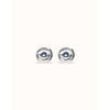 Ser Intuitiva Stud Earrings with Blue Crystal - PEN1007AZUMTL0U-UNO de 50-Renee Taylor Gallery