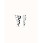 Ser Invencible Silver plated Wing Earrings - PEN1008MTL0000U-UNO de 50-Renee Taylor Gallery