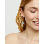 Ser Majestuosa Silver Manta Ray-Shaped Drop Earrings - PEN1009MTL0000U-UNO de 50-Renee Taylor Gallery