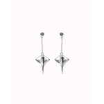 Ser Majestuosa Silver Manta Ray-Shaped Drop Earrings - PEN1009MTL0000U-UNO de 50-Renee Taylor Gallery