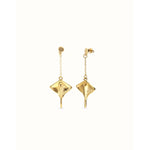 Ser Majestuosa Gold Manta Ray-Shaped Drop Earrings - PEN1009ORO0000U-UNO de 50-Renee Taylor Gallery