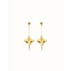 Ser Majestuosa Gold Manta Ray-Shaped Drop Earrings - PEN1009ORO0000U-UNO de 50-Renee Taylor Gallery
