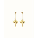 Ser Majestuosa Gold Manta Ray-Shaped Drop Earrings - PEN1009ORO0000U-UNO de 50-Renee Taylor Gallery
