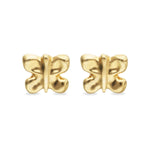 18k Gold Plated Metal Alloy Butterfly Earrings - PEN1067ORO0000U-UNO de 50-Renee Taylor Gallery