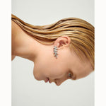 Silver Elongated Earrings with an Irregular Shape - PEN1070MTL0000U-UNO de 50-Renee Taylor Gallery