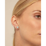 Wow Sterling Silver Plated Piercing with a Blue Crystal - PIE0014AZUMTL0U-UNO de 50-Renee Taylor Gallery