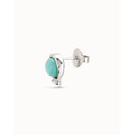 Wow Sterling Silver Plated Piercing with a Blue Crystal - PIE0014AZUMTL0U-UNO de 50-Renee Taylor Gallery