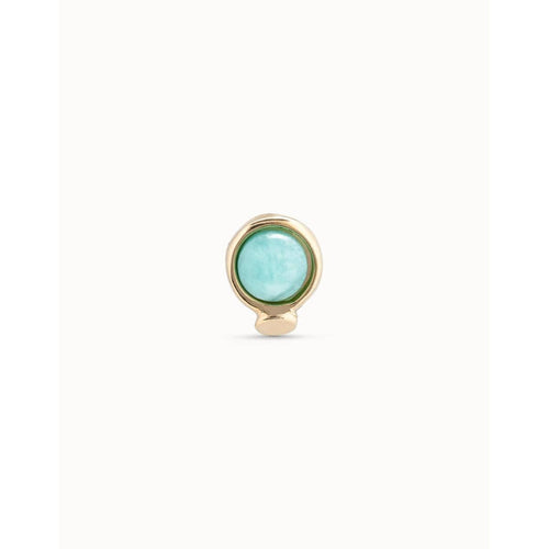 Wow! 18k Gold Plated Piercing with a Blue Crystal - PIE0014AZUORO0U-UNO de 50-Renee Taylor Gallery