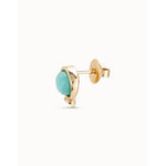 Wow! 18k Gold Plated Piercing with a Blue Crystal - PIE0014AZUORO0U-UNO de 50-Renee Taylor Gallery
