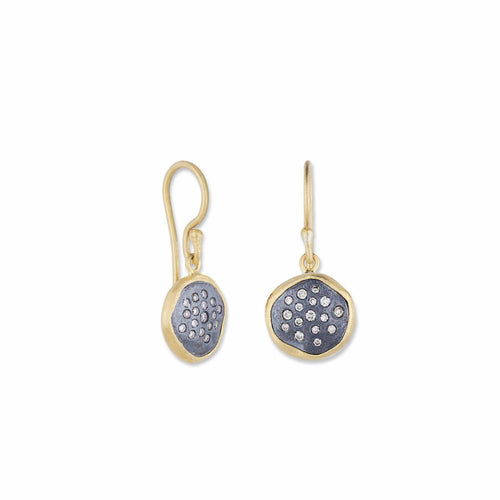 Pomegranate Earrings with Diamond Cognac by Lika Behar
