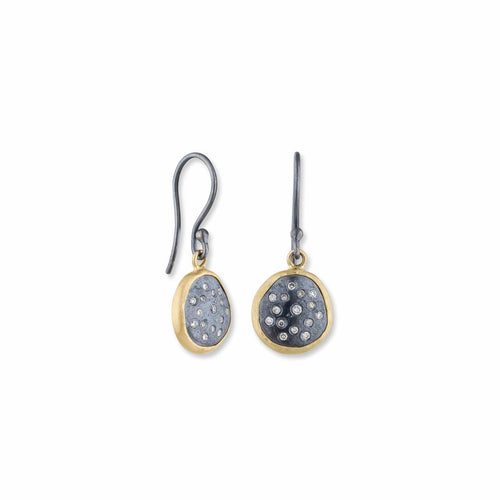 Pomegranate Earrings with Diamond Cognac by Lika Behar
