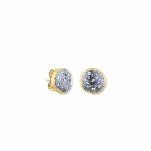 Pomegranate Studs with Diamond by Lika Behar