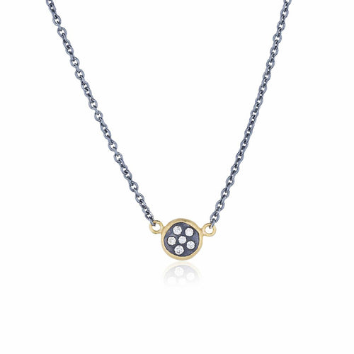 Pomegranate Necklace with Diamond Cognac by Lika Behar