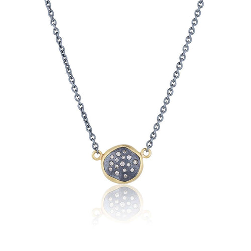 Pomegranate Necklace with Diamond Cognac by Lika Behar