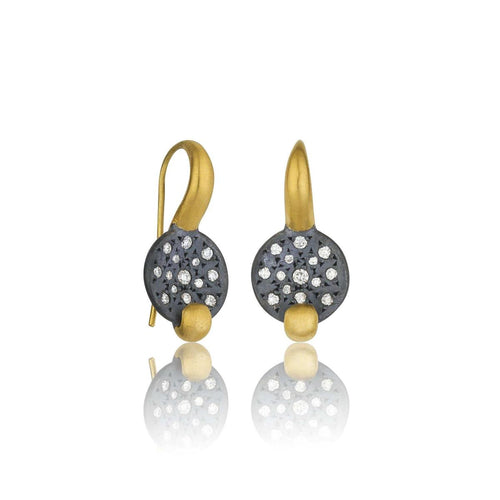 Pomegranate Earrings with Diamond by Lika Behar