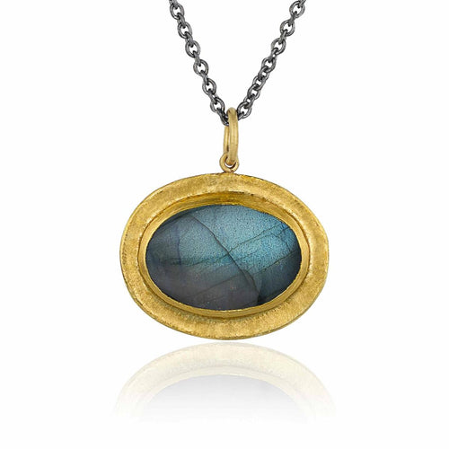 Pompei Pendant with Labradorite by Lika Behar