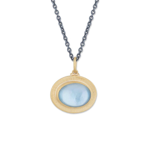 Pompei Pendant with Blue Topaz by Lika Behar