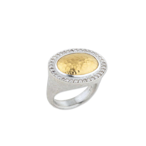 Pompei Ring with Diamond by Lika Behar