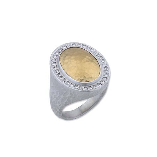 Pompei Ring with Diamond by Lika Behar