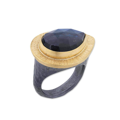 Pompei Ring with Labradorite by Lika Behar
