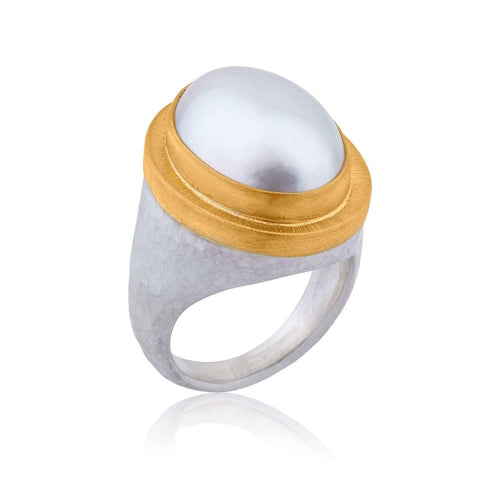 Pompei Ring with Pearls by Lika Behar