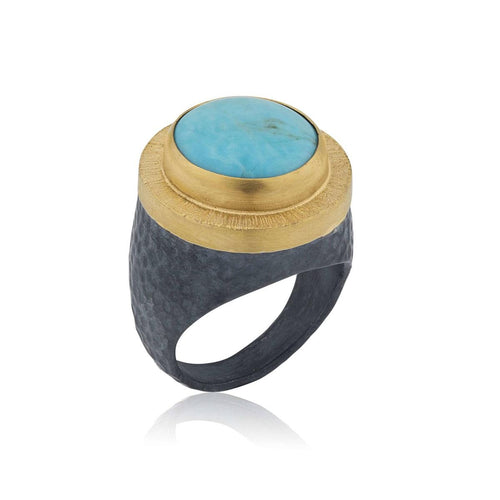 Pompei Ring with Turquoise by Lika Behar