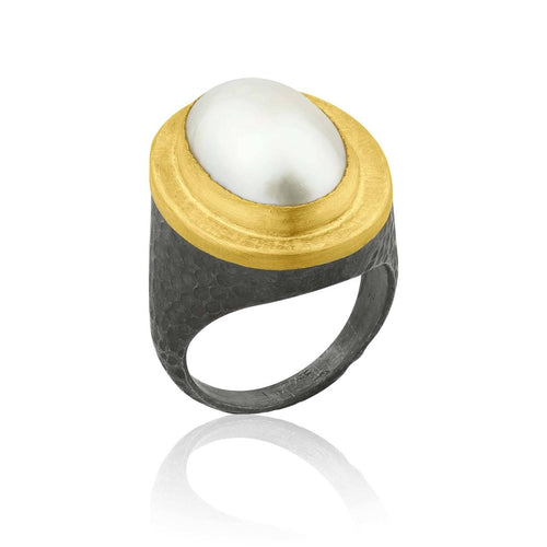 Pompei Ring with Pearls by Lika Behar