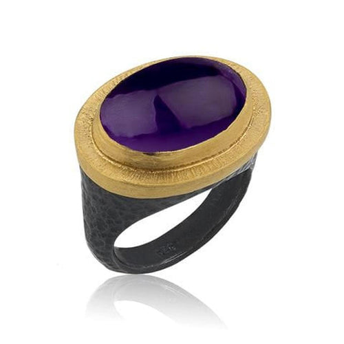 Pompei Ring with Amethyst by Lika Behar