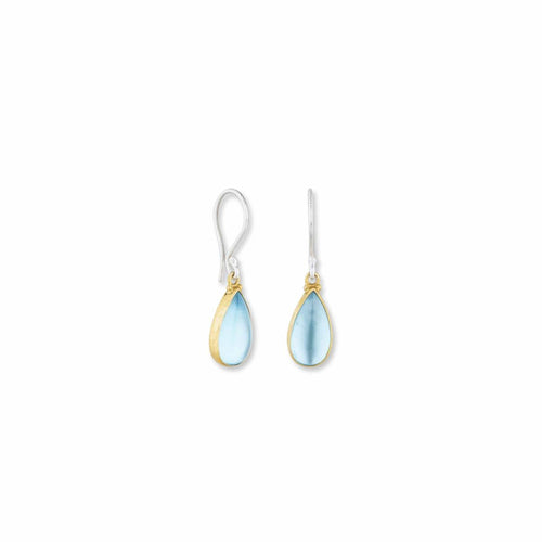 Pompei Earrings with Blue Topaz by Lika Behar