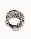 Leather Beaded Bracelet - PUL0594MR-UNO de 50-Renee Taylor Gallery