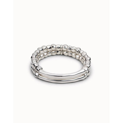 Tandem Sterling Silver Plated Bracelet - PUL1211MTL-UNO de 50-Renee Taylor Gallery