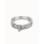 Tandem Sterling Silver Plated Bracelet - PUL1211MTL-UNO de 50-Renee Taylor Gallery