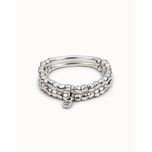 Tandem Sterling Silver Plated Bracelet - PUL1211MTL-UNO de 50-Renee Taylor Gallery